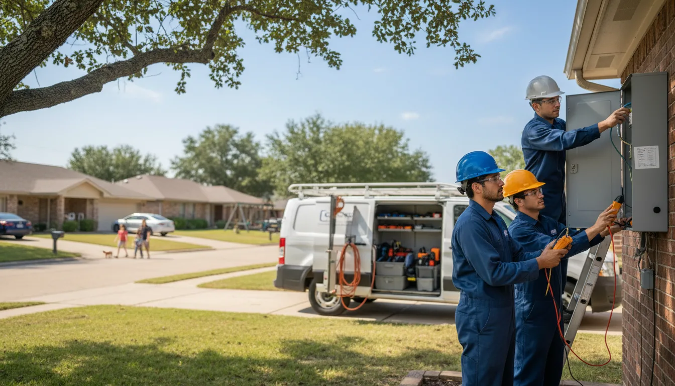 Certified electrician providing emergency electrical services in Saint Libory, IL
